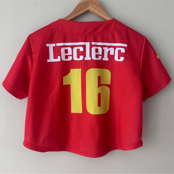 F1 Leclerc Crop Baseball Tee Formula 1 - Picture 2 of 2